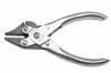 Parallel Jaw Pliers <br> Flat Nose Serrated Light V-Slot <br> Wire Cutters <br> Grobet 46.514